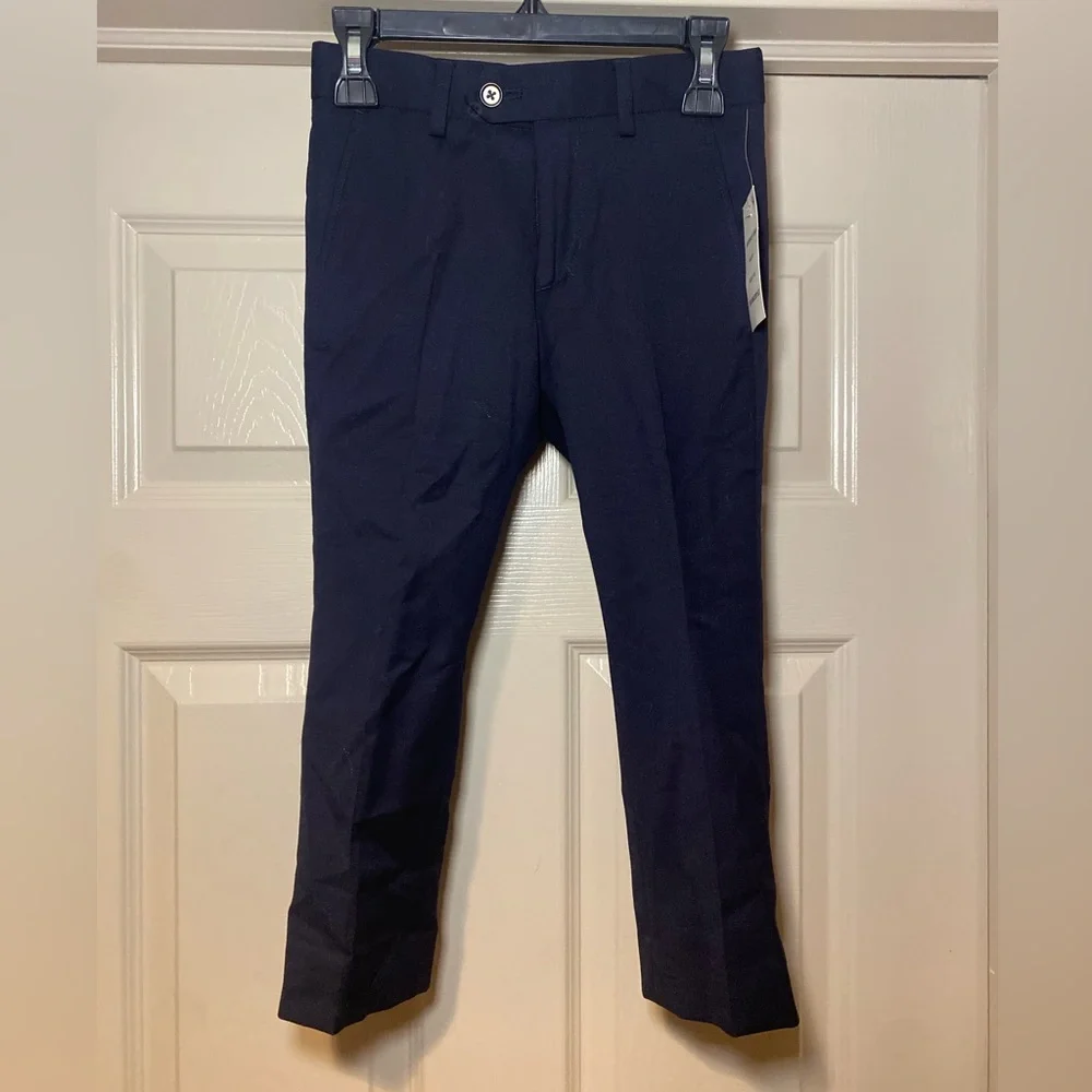 Ralph Lauren Navy Straight Fit Dress Pants‎ Thanksgiving Christmas Holiday